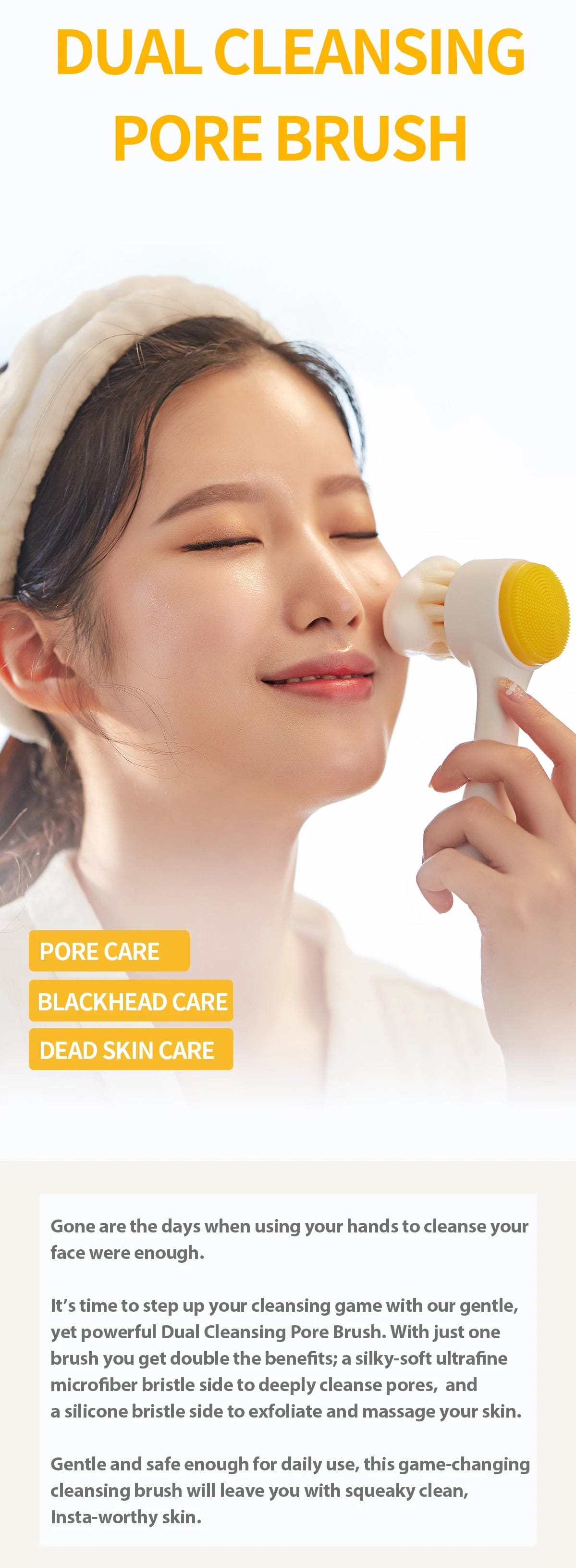Aprilskin tools » Dual Cleansing Pore Brush (100% off)