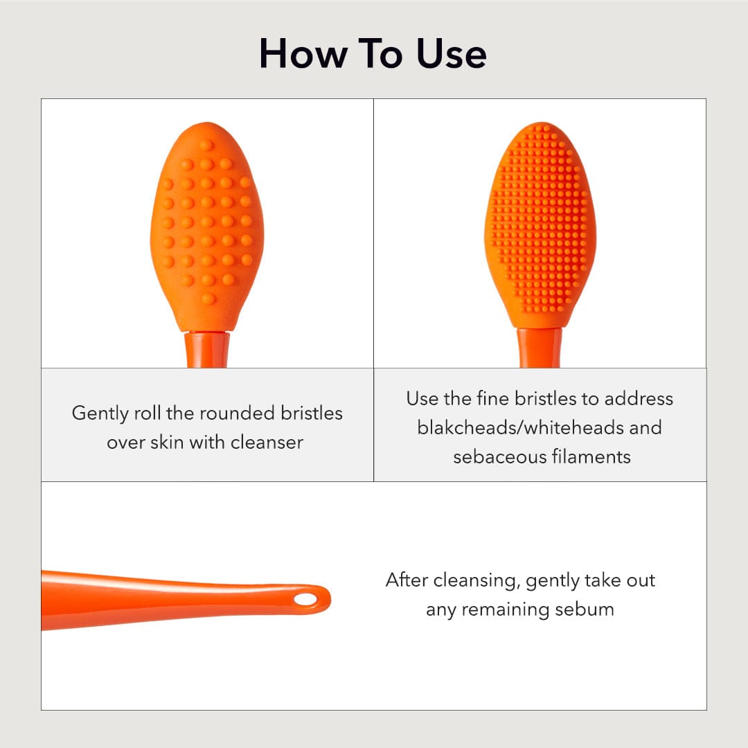 Aprilskin tools Pore & Blackhead Cleansing Silicone Brush (Sebum Sweeper)