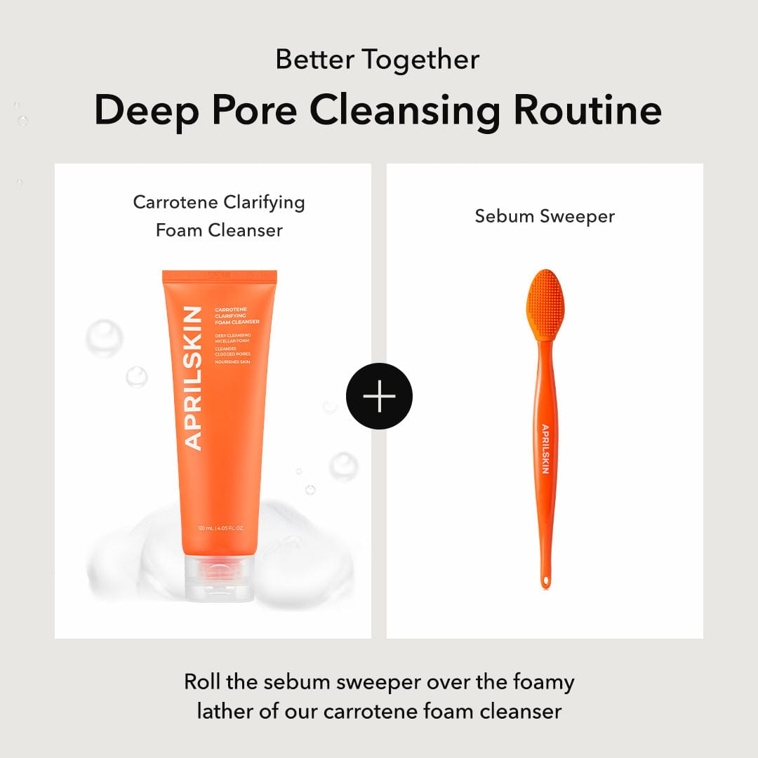 Aprilskin tools Pore & Blackhead Cleansing Silicone Brush (Sebum Sweeper)