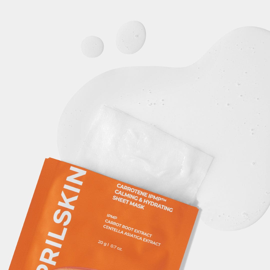 Aprilskin skincare Carrotene IPMP™ Calming & Hydrating Sheet Mask