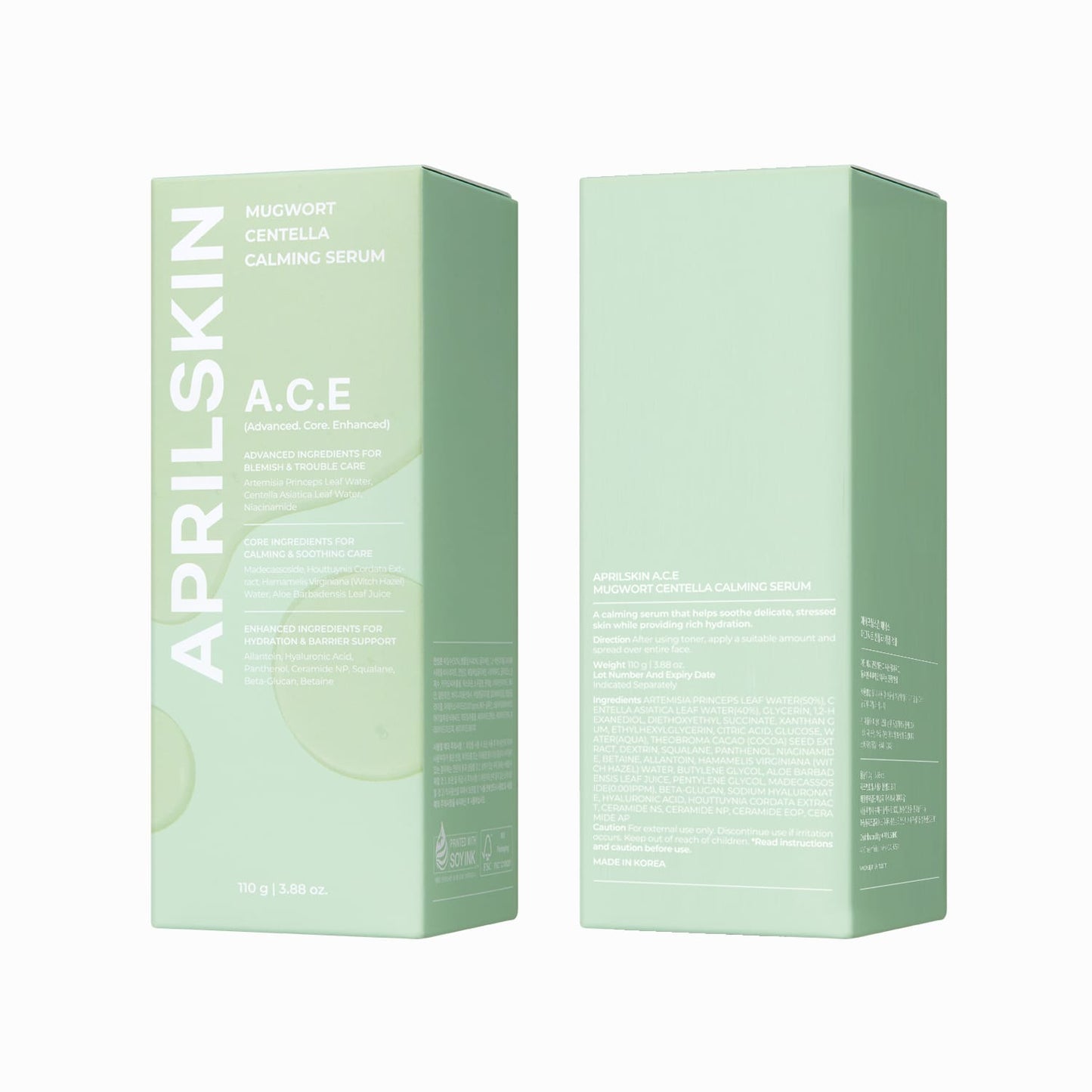 APRILSKIN MY A.C.E Mugwort Centella Calming Serum