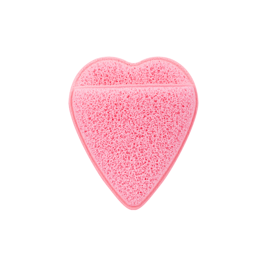 Aprilskin 🎁 (Not For Sale) Heart-shaped Cleansing Puff (100% off)