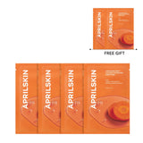 Aprilskin skincare 4ea+2ea(Free Gifts) Carrotene IPMP™ Calming & Hydrating Sheet Mask