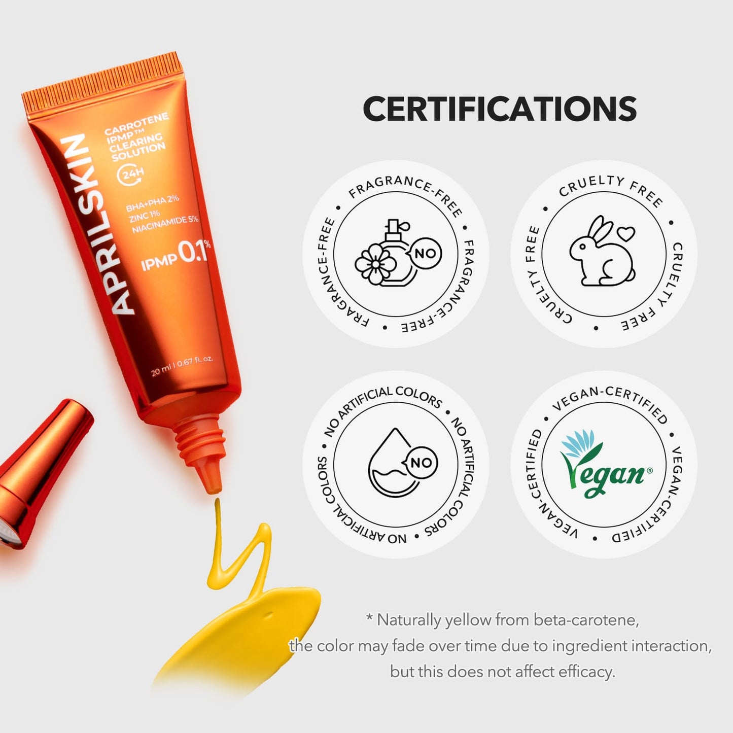 Aprilskin skincare [Acne Eraser] Carrotene IPMP™ Clearing Solution