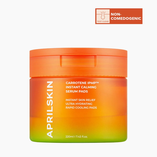 Aprilskin skincare Carrotene IPMP™ Instant Calming Serum Pads