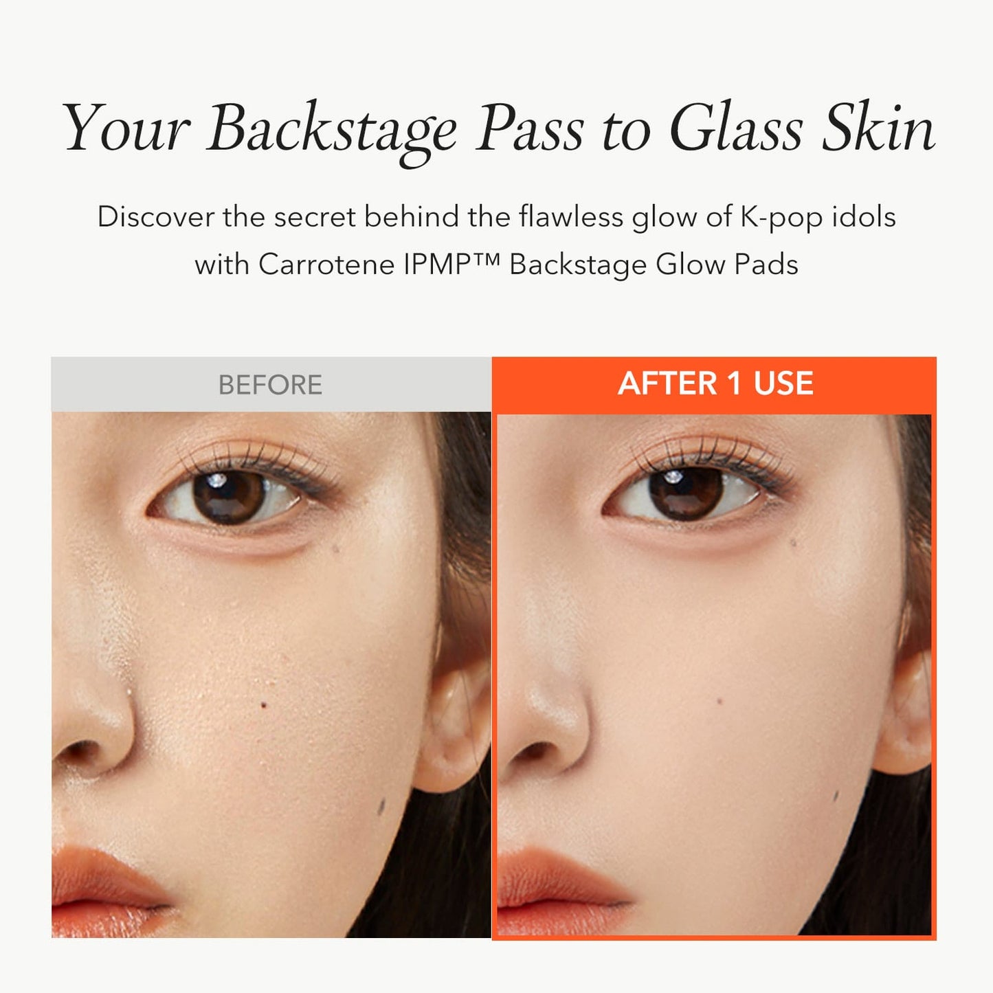 Aprilskin skincare Carrotene IPMP™ Instant Calming Serum Pads
