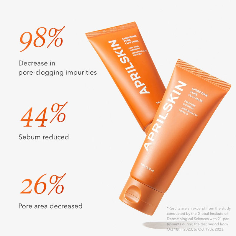 Aprilskin skincare [NEW] Carrotene IPMP™ Quick Dry Pore Tightening Clay Mask