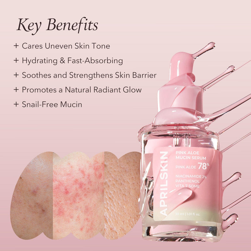 Aprilskin skincare [NEW] Pink Aloe Brightening Mucin Serum