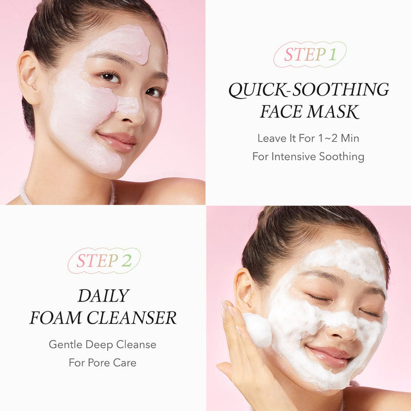 Aprilskin skincare [NEW] Pink Aloe Mask-To-Foam Soothing Cleanser (Acne-friendly)