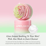 Aprilskin skincare [NEW] Pink Aloe Mask-To-Foam Soothing Cleanser (Acne-friendly)