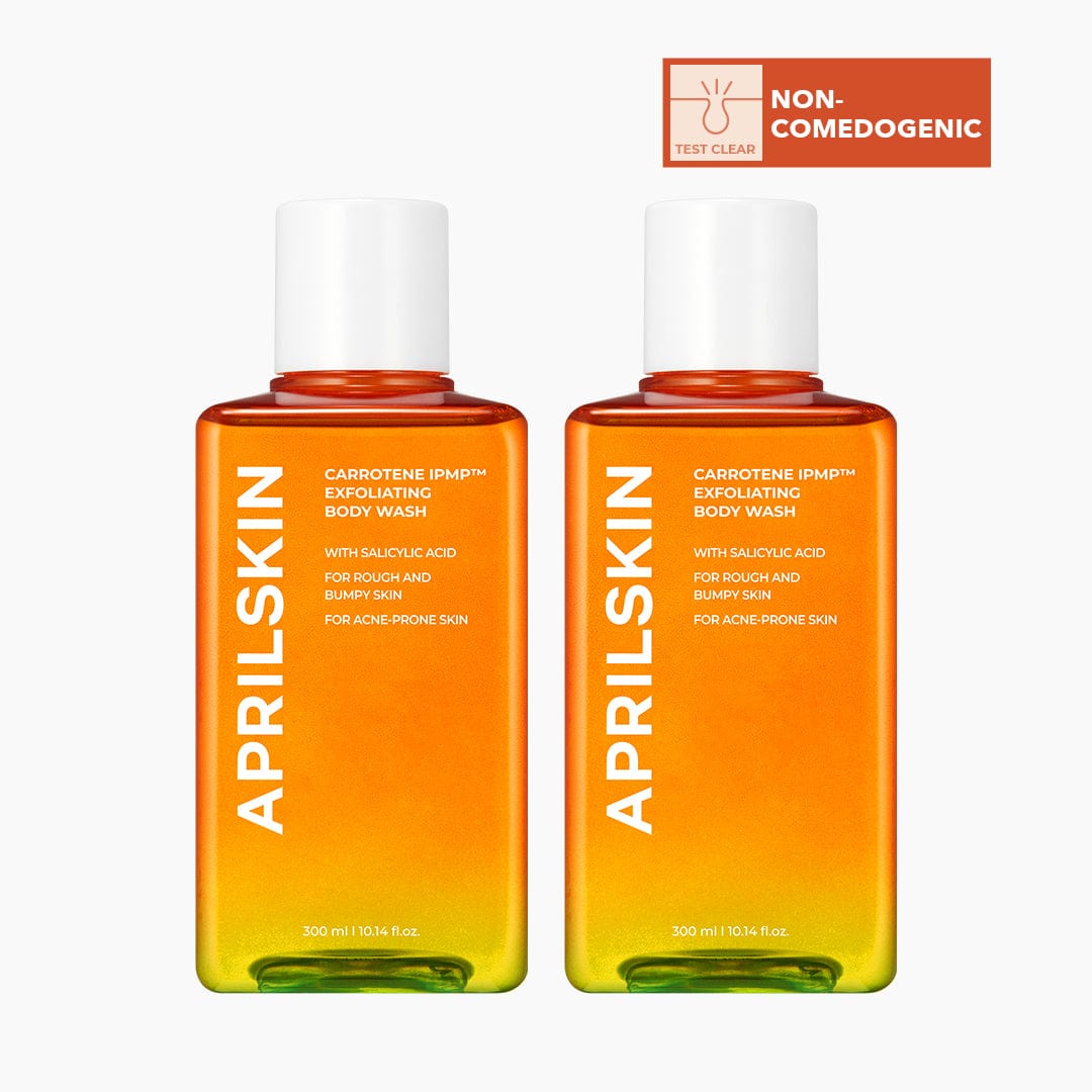 Aprilskin skincare Twin Set Carrotene IPMP™ Exfoliating Body Wash
