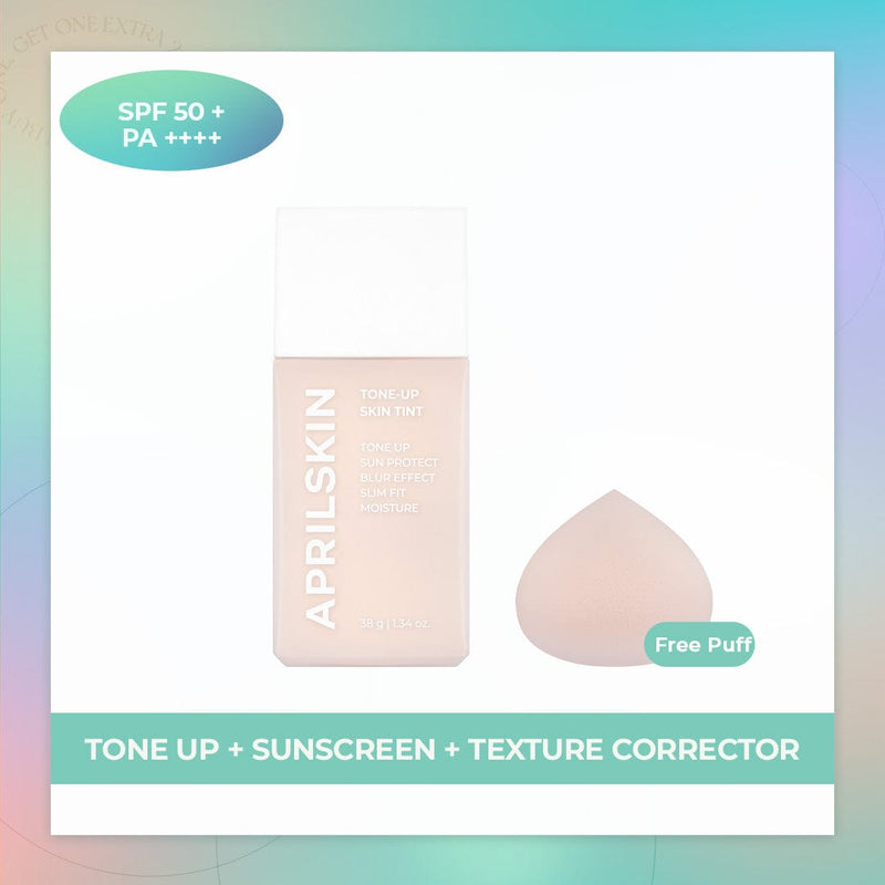 Aprilskin Foundations & Concealers Tone Up Skin Tint + FREE Puff