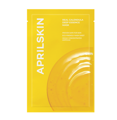 Aprilskin skincare Real Calendula Deep Essence Mask (1 or 5 sheets)